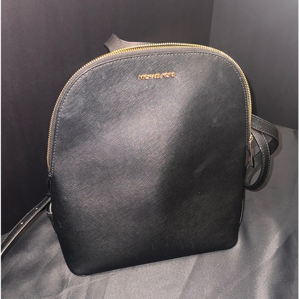 Michael Kors Cindy LG Designer MK Leather Backpack Bag ( Pre-Owned)